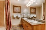 Master bathroom within a platinum-rated 1 bedroom in River Run Village